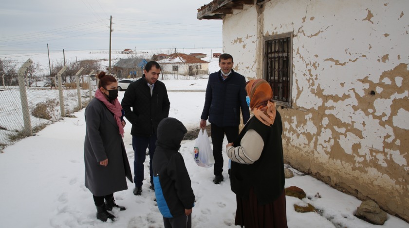 Vatandaş gelemedi Gölbaşı Belediyesi hizmet için yola çıktı