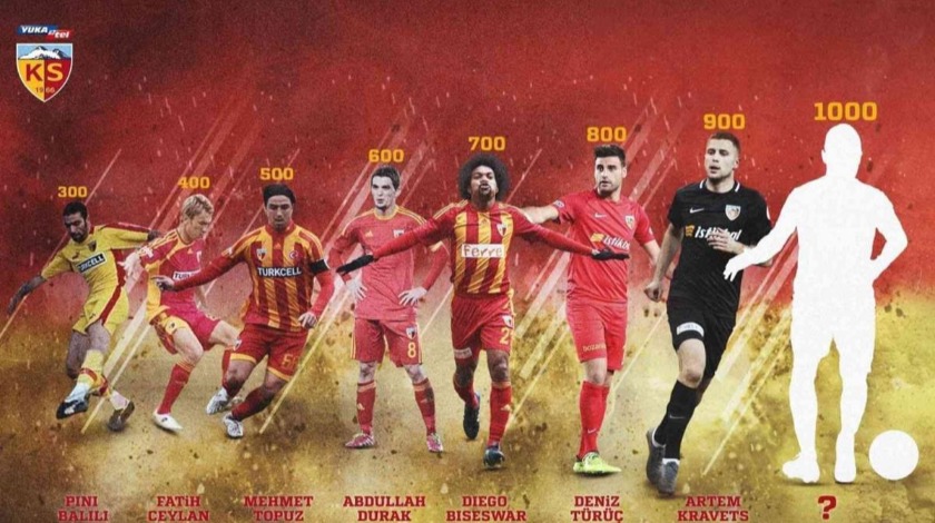 Kayserispor'da bininci gol heyecanı