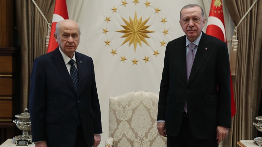 Cumhurbaşkanı Erdoğan ve MHP Lideri Devlet Bahçeli bir araya geldi