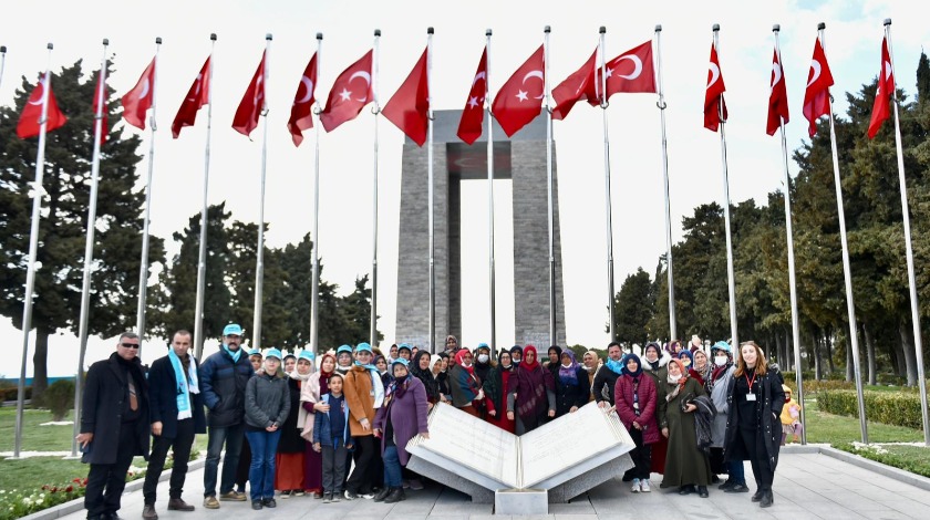 Sarıçam'dan Çanakkale'ye minnet yolculuğu