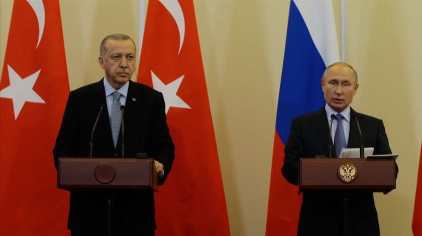 Cumhurbaşkanı Erdoğan ve Putin görüştü