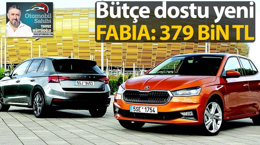 Bütçe dostu yeni FABIA: 379 BİN TL