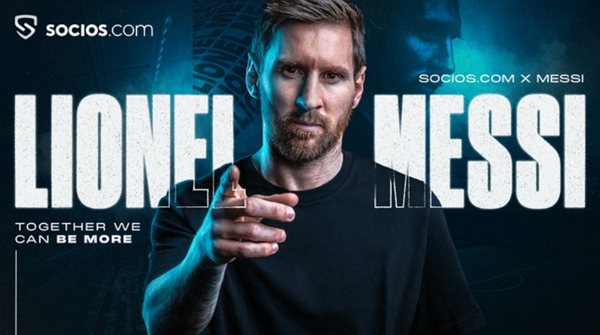 Lionel Messi, Socios.Com'un marka elçisi oldu