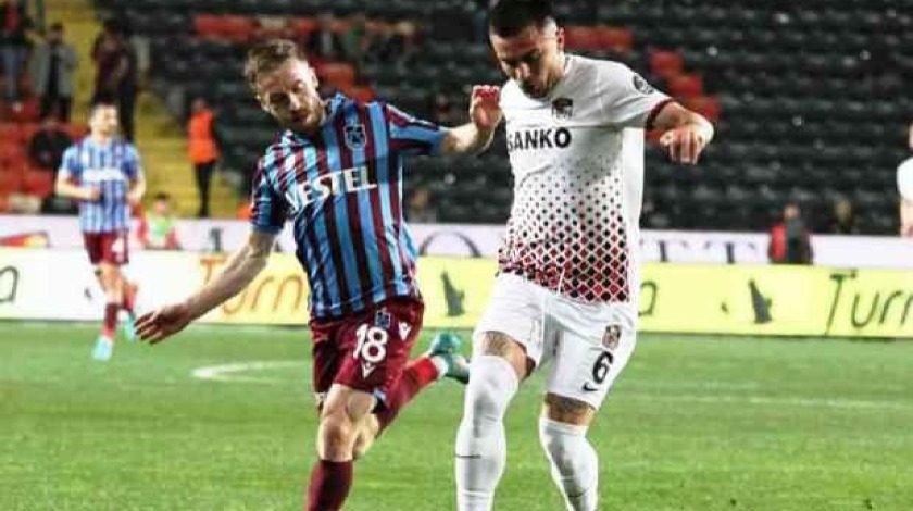 Lider Trabzonspor, Gaziantep'te bir puana razı