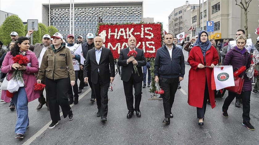 İstanbul'da 1 Mayıs Emek ve Dayanışma Günü kutlanıyor