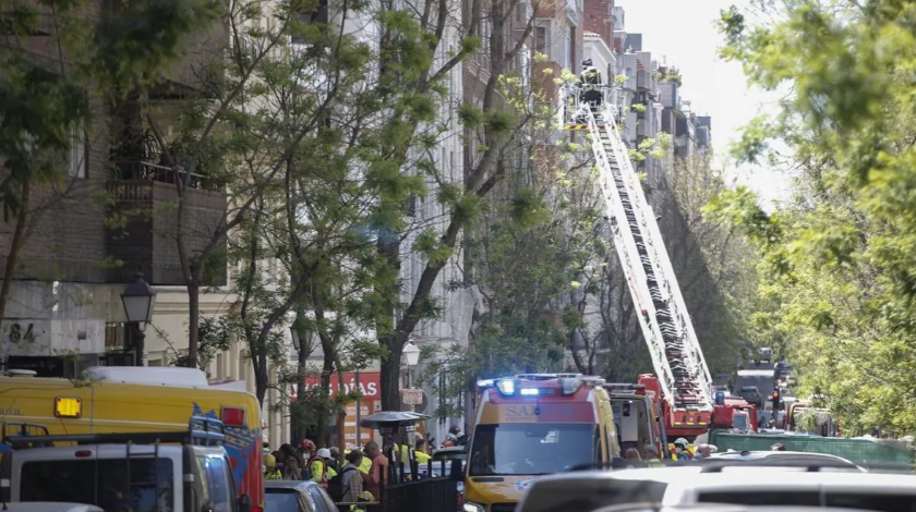 Madrid'de patlama! Çok sayıda yaralı var