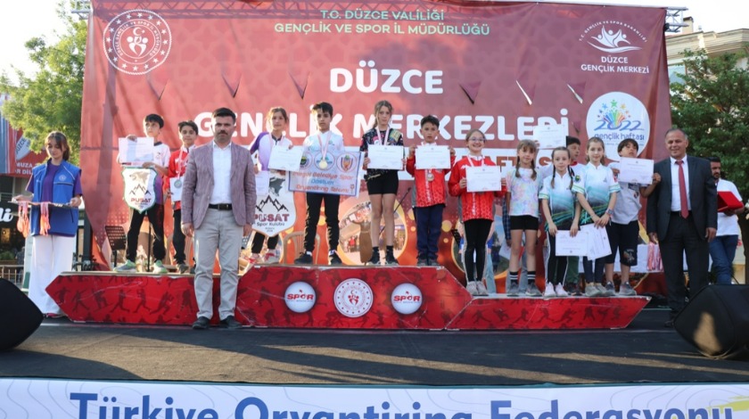 Oryantiring'de Düzce'nin adı marka oluyor