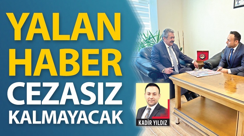 Yalan haber cezasız kalmayacak