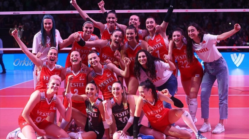 A Milli Kadın Voleybol Takımı, Belçika'yı 3-1 yendi