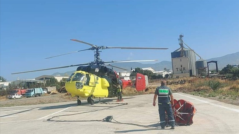 Türkiye, KKTC'de yangın söndürme helikopteri görevlendirdi