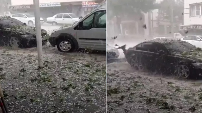 Konya Haziran ayında kışı yaşadı! Bu görüntüler sosyal medyada gündem oldu