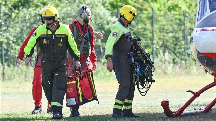 İtalya'daki helikopter kazasında kurtulan olmadı