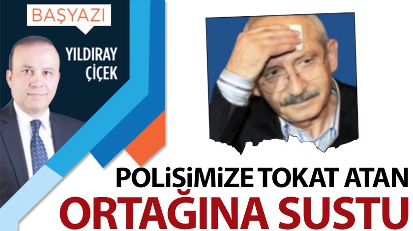 Polisimize tokat atan ortağına sustu