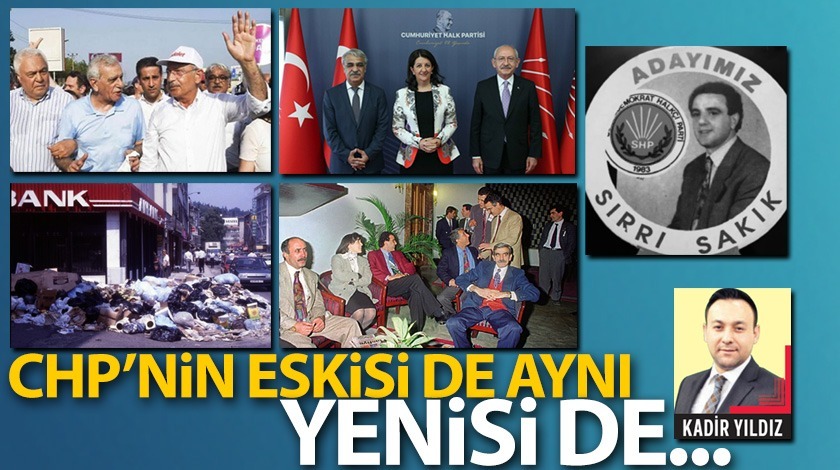 CHP’nin eskisi de aynı, yenisi de...