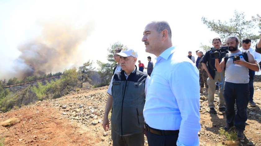 Bakan Soylu: Yangının nasıl çıktığına dair bir tespitimiz ve kimliğimiz var