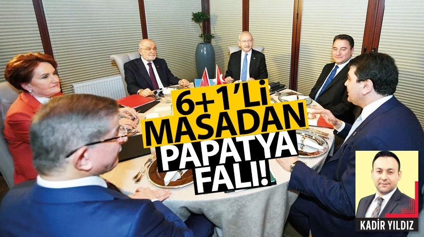 6+1'lı masadan papatya falı!