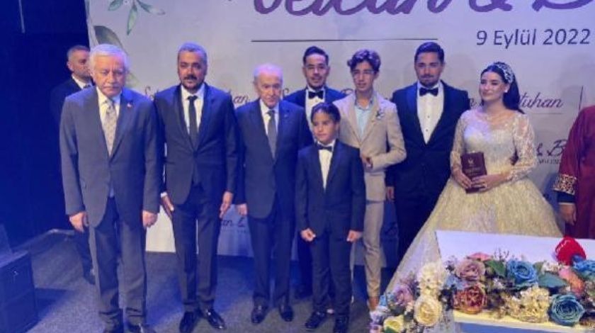 MHP Lideri Bahçeli'nin nikah şahidi olduğu düğüne yoğun katılım