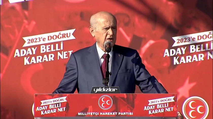 MHP Lideri Bahçeli, ikinci mitingini Bursa'da yapıyor