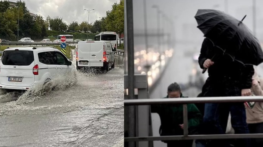 İstanbul'da sağanak etkili oldu