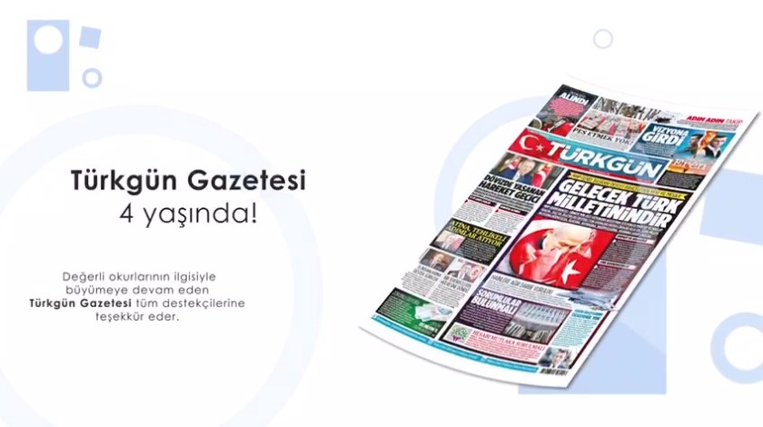 Türkgün Gazetesi 4 yaşında