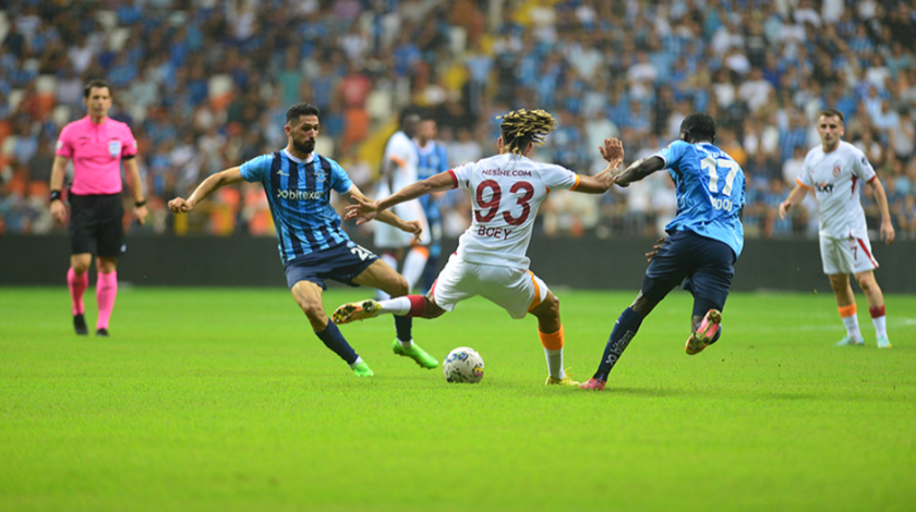 Bu maçta her şey var gol yok! Adana Demirspor ve Galatasaray puanları paylaştı