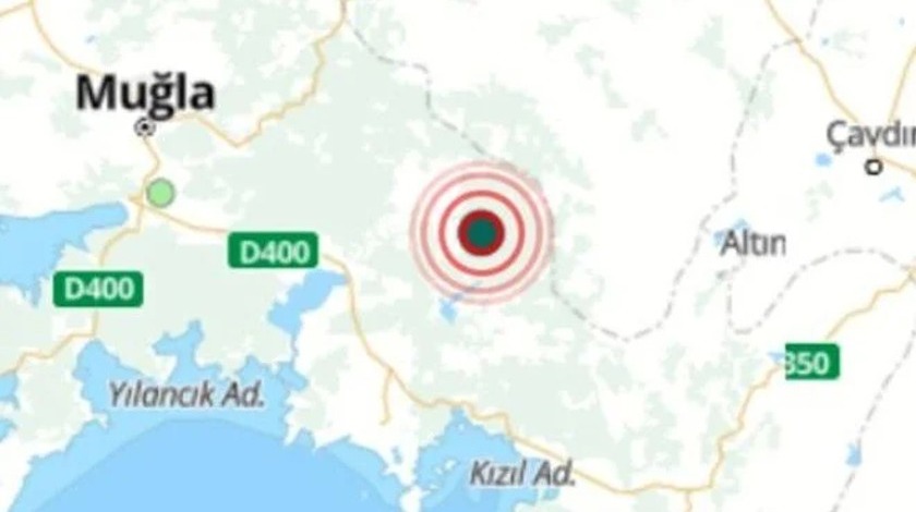 Muğla'da korkutan deprem!