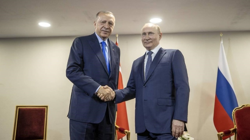 Cumhurbaşkanı Erdoğan, Putin ile bir araya geldi