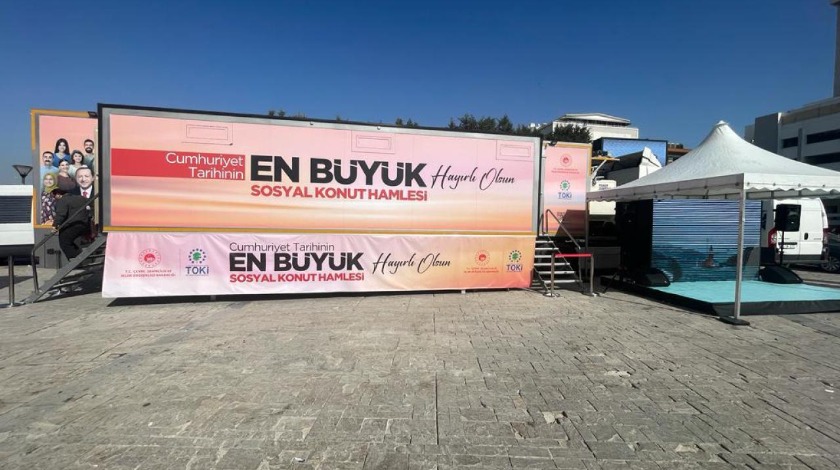 'İlk Evim, İlk İş Yerim' ile "İlk Evim Arsa" projelerinin tanıtım tırı İzmir'de