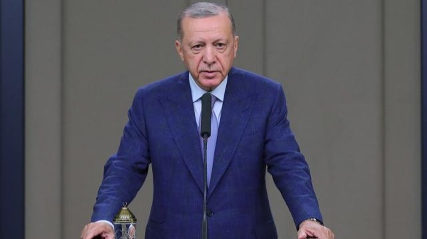 Cumhurbaşkanı Erdoğan'dan şehit ailesine taziye mesajı