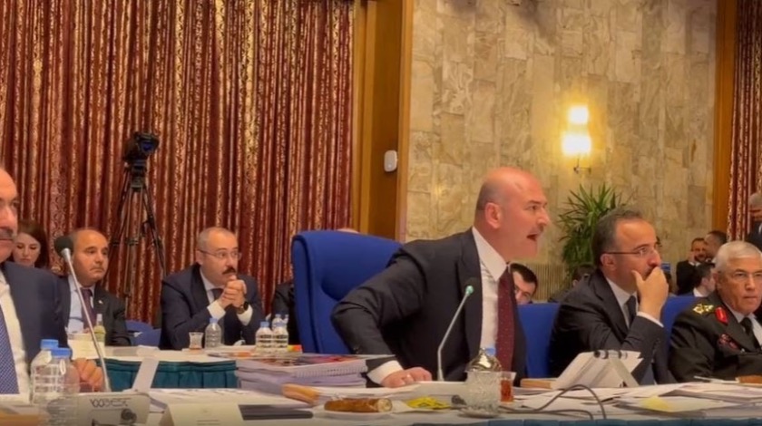 Bakan Soylu’dan HDP'li vekile çok sert tepki: Otur aşağıya terörist bozuntusu