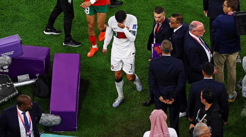 Portekiz'in vedası sonrası duygusal anlar! Cristiano Ronaldo'nun gözyaşları ve kabus yılı...