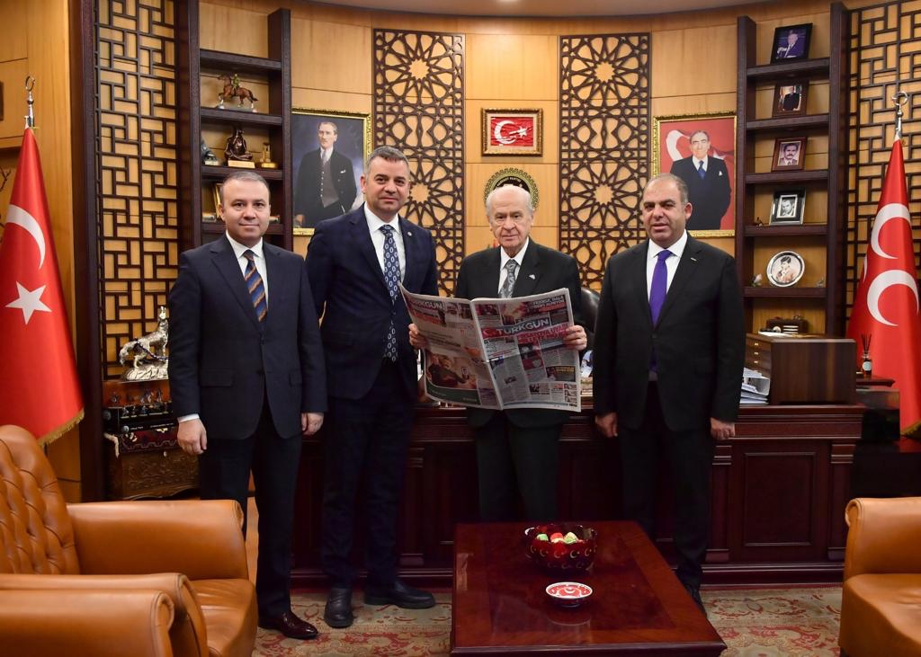 TÜRKGÜN'den MHP Liderine ziyaret