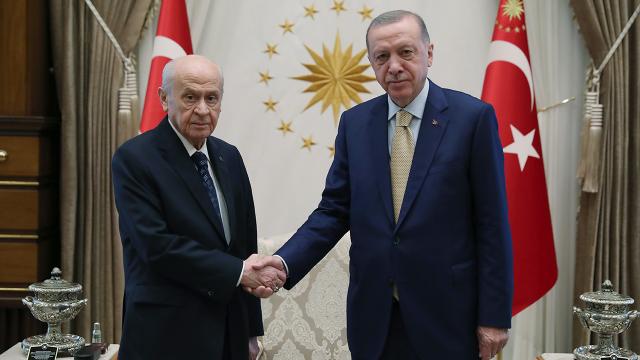 Cumhurbaşkanı Erdoğan,  MHP Lideri Bahçeli ile görüşecek