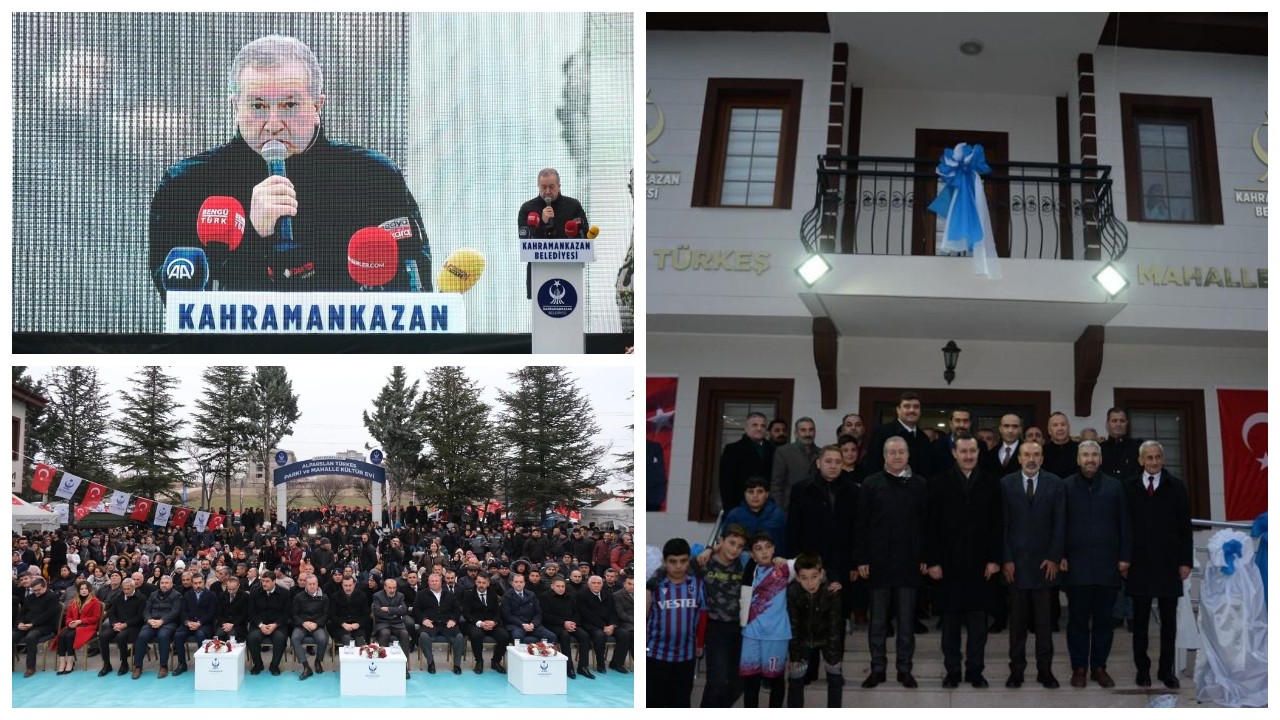 Kahramankazan'da 'Alparslan Türkeş Mahalle Kültür Evi' açıldı
