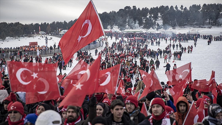 Sarıkamış'ta "Biz Hep Aynı İzdeyiz" yürüyüşü gerçekleştirildi