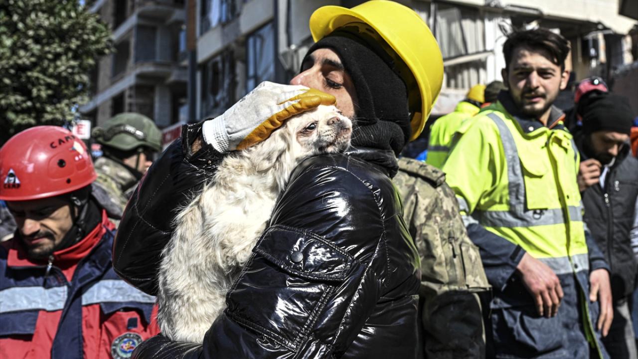 Enkaz altındaki kadın, köpeğinin havlaması sayesinde depremden 103 saat sonra kurtarıldı