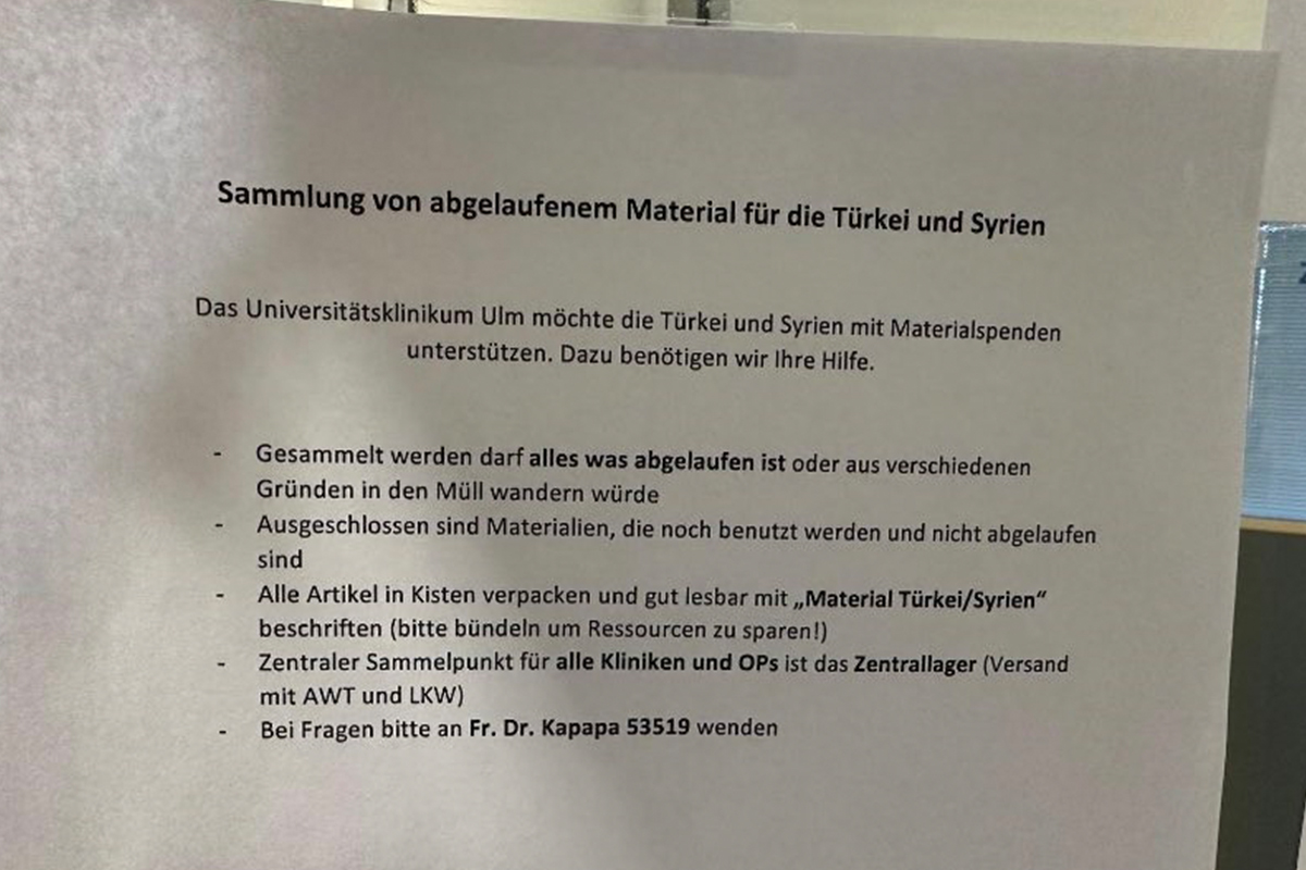 Almanya'da yok artık dedirten duyuru 'Tarihi geçmiş ürünleri depremzedelere gönderin'