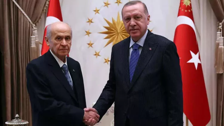 Cumhurbaşkanı Erdoğan, MHP Lideri Bahçeli ile bir araya geldi