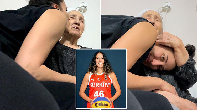 Depremde ölen milli basketbolcu Nilay ile babaannesinin son görüntüleri enkazdan çıktı