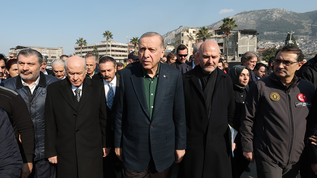 Cumhurbaşkanı Erdoğan ve MHP Lideri Bahçeli, Hatay'da