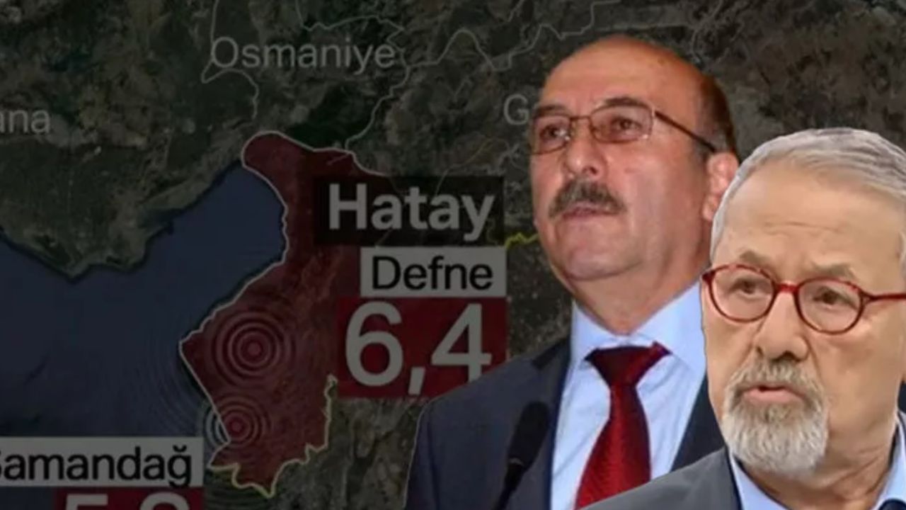 Naci Görür ve Oktan Tüysüz'den Hatay depremleri sonrası ilk açıklama