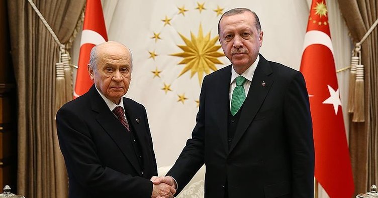 SON DAKİKA | Cumhurbaşkanı Erdoğan,  MHP Lideri Devlet Bahçeli ile görüştü