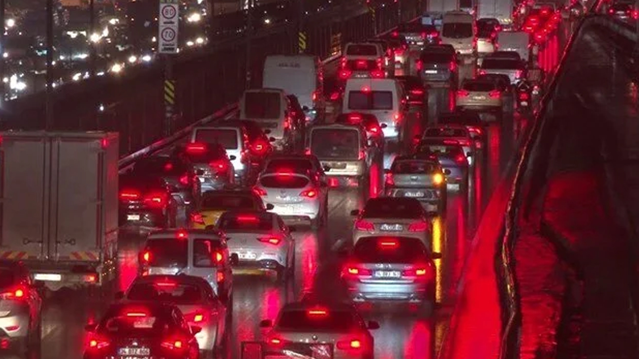 İstanbul’da trafik yoğunluğu