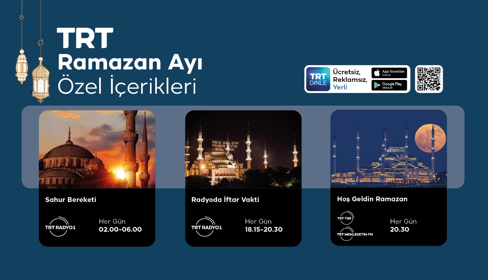 Ramazan ayının ruhu TRT'de yaşanacak