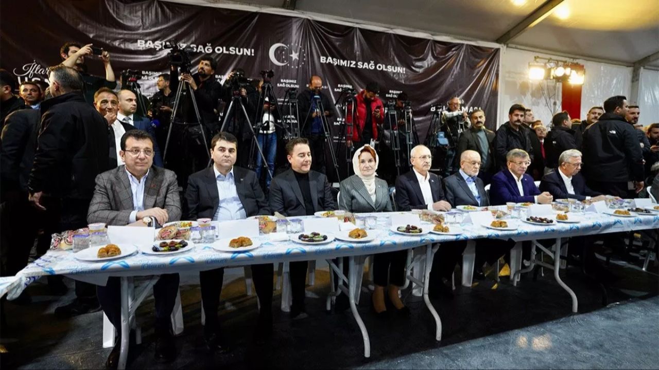 Skandal olay! 7'li koalisyonun şovu bitti, iftar çadırı gitti