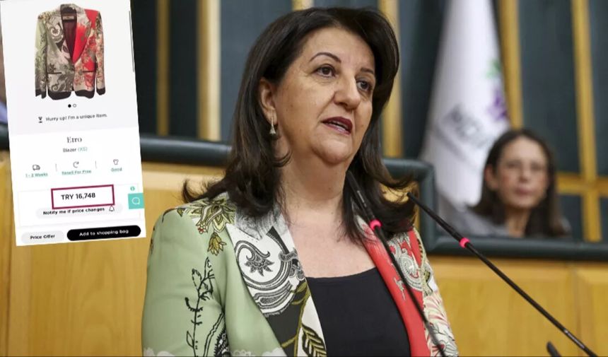 'Ezilen halkların temsilcisi' olduğunu iddia eden HDP'li Buldan'ın 16.000 TL'lik ceketi