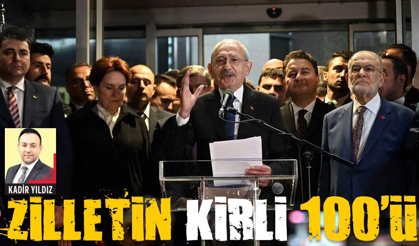 Zilletin kirli 100'ü