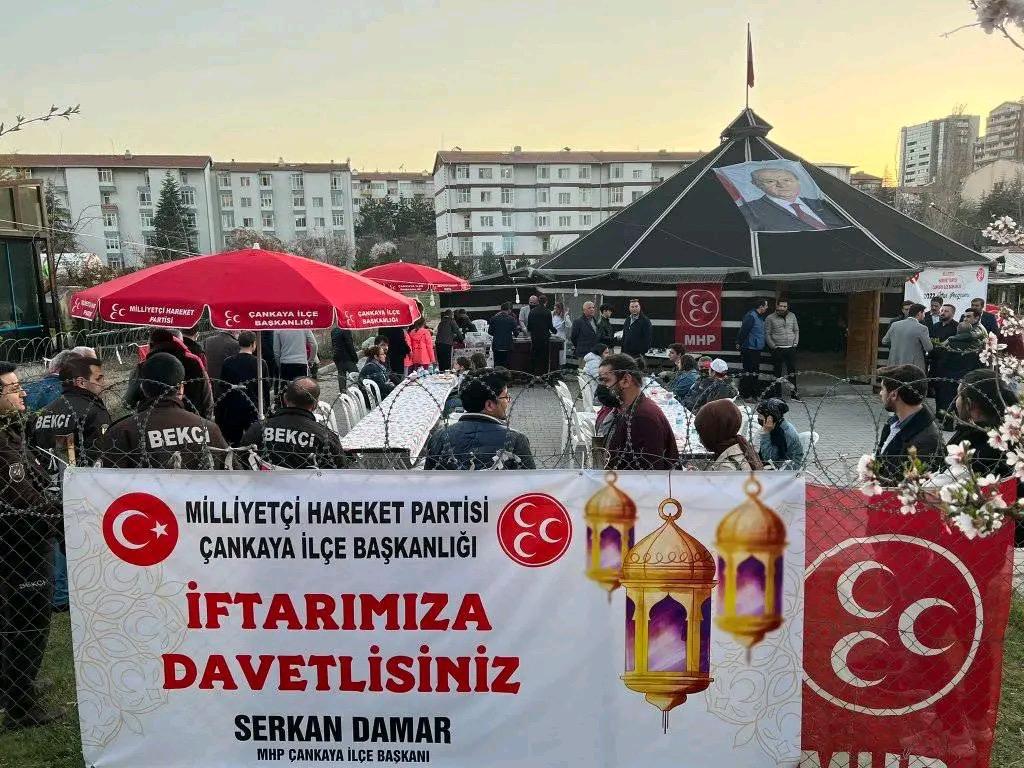 MHP Çankaya ilçe başkanlığı iftar çadırı 5. yılında