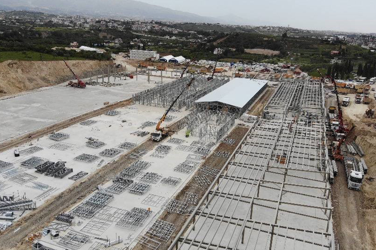 Hatay Defne Devlet Hastanesi inşaatında sona gelindi