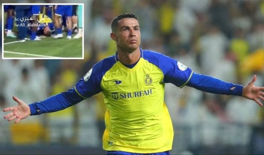 Attığı gol sonrası secdeye giden Ronaldo, Müslümanların gönlünü fethetti